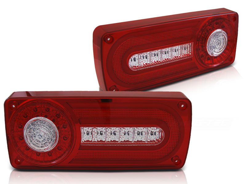 Led Tail Lights Red White Fits Mercedes W G Klasa In