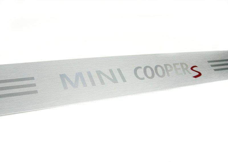 Mini New Genuine R R R S Mini Cooper Door Sill Entry Strip Pcs