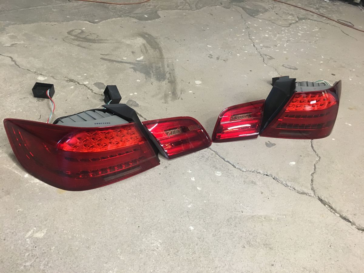 E92 06 10 RED SMOKE LED BAR LCI Look In Taillights Buy Best Tuning