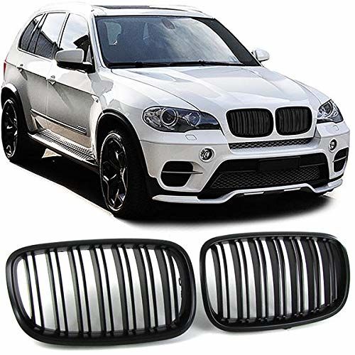 M Look Black Gloss Front Grills/ Kidneys For BMW X5 E70 / X6 E71 in Grills  - buy best tuning parts in  store
