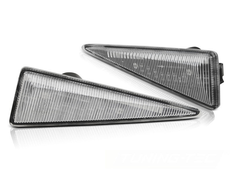 SIDE TURN MARKERS WHITE LED SEQ fits Renault Scenic MK2 (JM)06.2003-06. ...