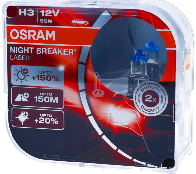Osram Night Breaker Laser 150 H1 Upgrade Bulb Set - Vanstyle