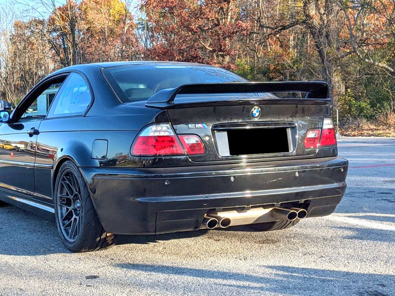 Spoiler Arrière Style Ducktail CSL Pour BMW 3 E46 Coupé - Fibre De Verre, Finition Noir Brillant