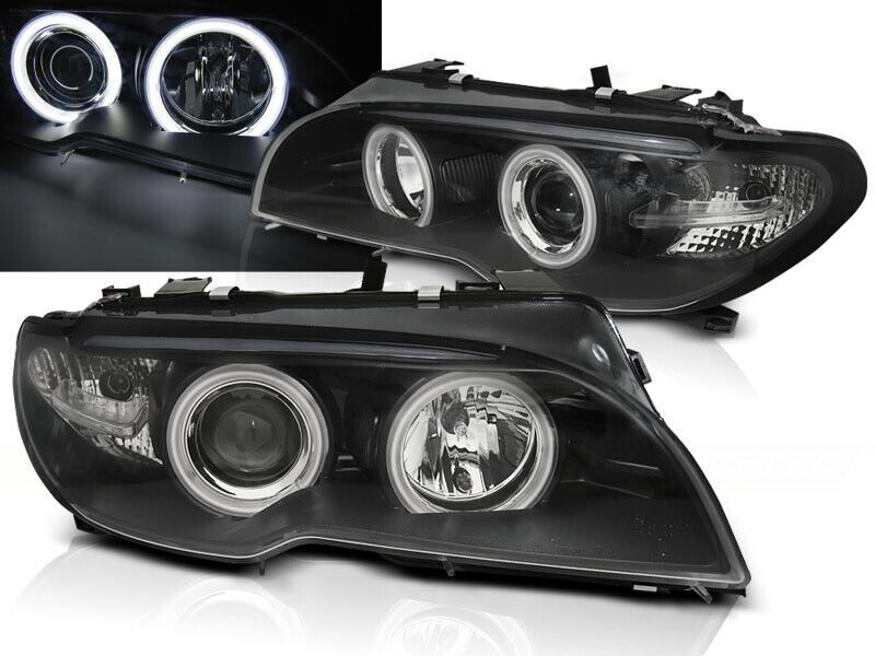 E46 03-06 Coupe CCFL Angel Eyes Black in Headlights - buy best