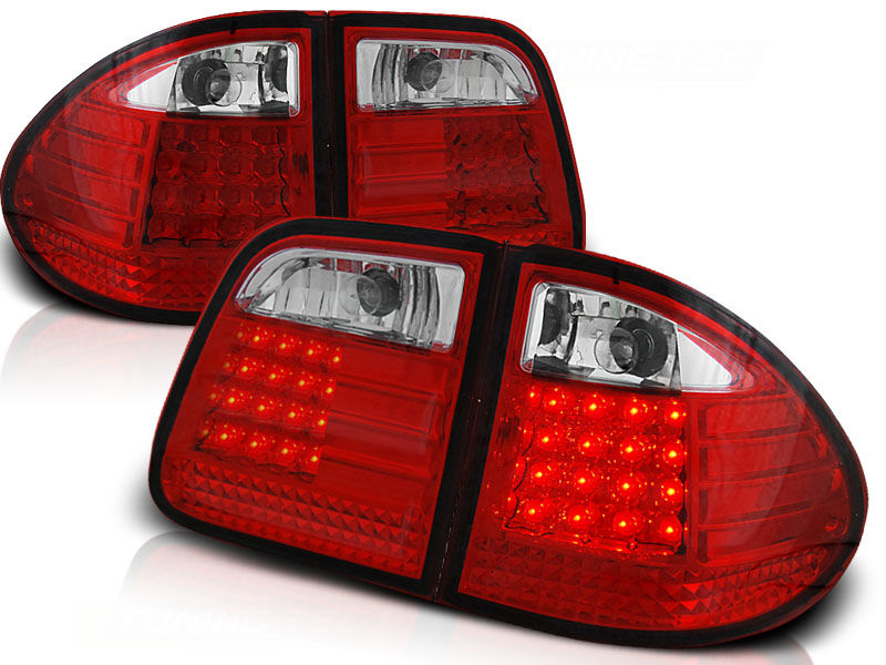LED TAIL LIGHTS RED WHITE fits MERCEDES W210 ECLASS 9503.02 KOMBI in