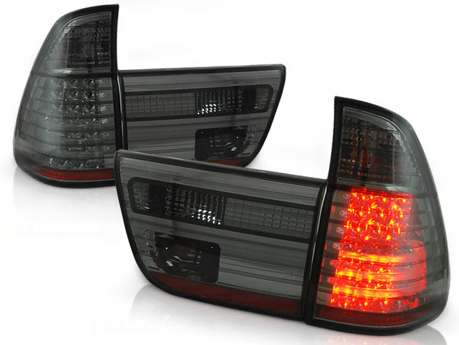 LED TAIL LIGHTS SMOKE fits BMW X5 E53 09.99-10.03 in Taillights - buy ...