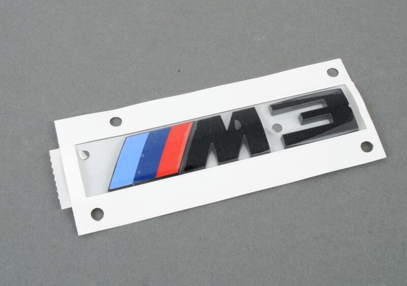 BMW NEW GENUINE F30 F31 3 SERIES M3 BLACK LABEL STICKER BADGE EMBLEM ...