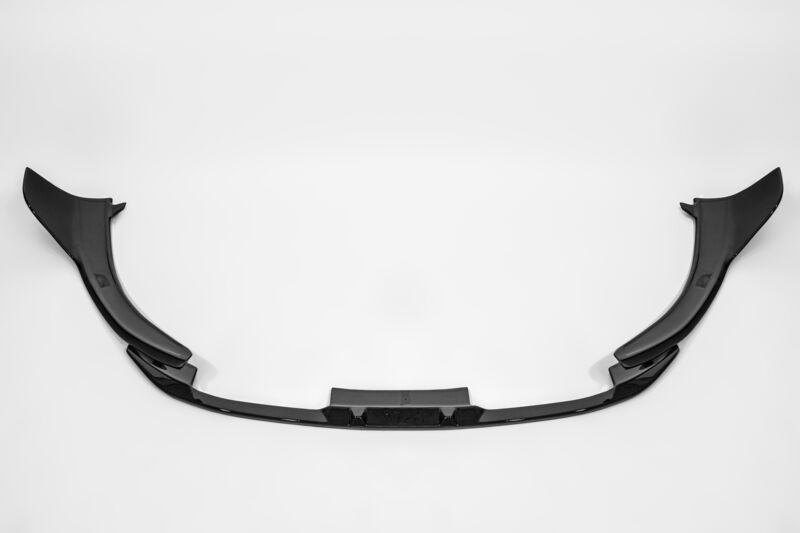 AikTuning Universal Bumper Splitter Set – Front & Rear Add-On Caps/Aprons – Black Primer Finish – For Any Bumper