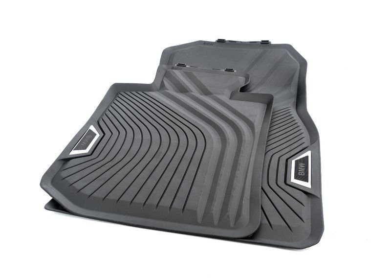 Genuine Mercedes-Benz W222/W217 S-Class Front All-Weather Rubber Floor Mats - Black (22268076059G33)
