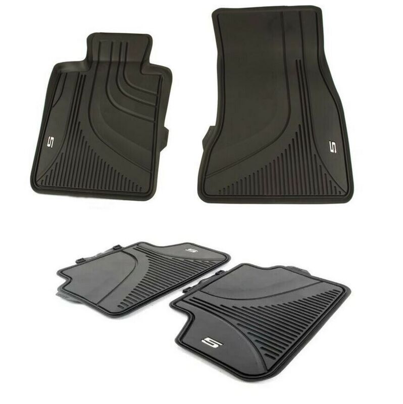 NEW GENUINE BMW 5 SER G30 G31 F90 M5 ALL WEATHER RUBBER FLOOR MATS LHD SET 51472414218 51472414219 in Carpets Floor Mats buy best tuning parts in ProTuning store