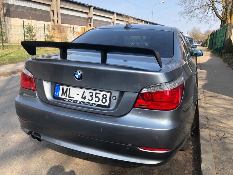 DTM STW Look Rear trunk spoiler for BMW E60 Saloon + M5 in