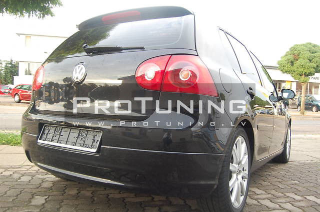 Golf V Rear Bumper Spoiler GTI EDITION 30 Without silencer hole in