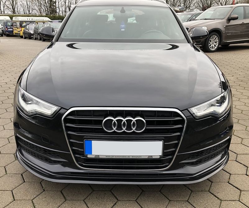 Spoiler Paraurti Anteriore S Line Per Audi A6 C7 2011-2015 - Prefacelift