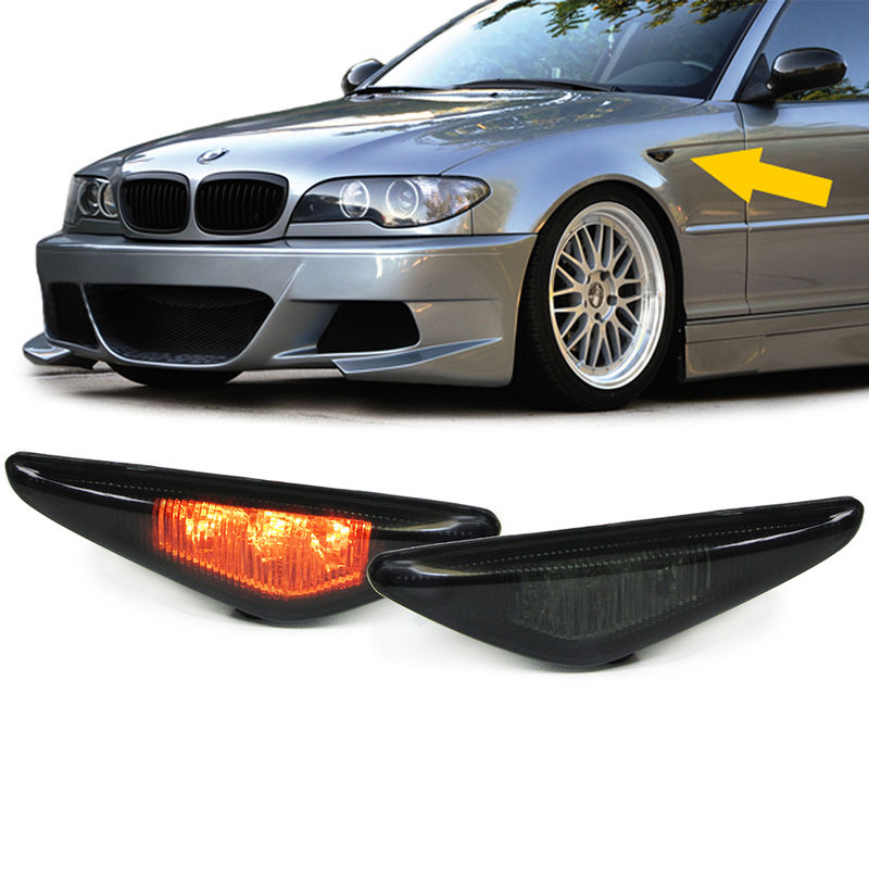 3 Series E46 03-06 Coupe / Cabrio Side turnsignals SMOKE LED in Turnsignals  - buy best tuning parts in  store