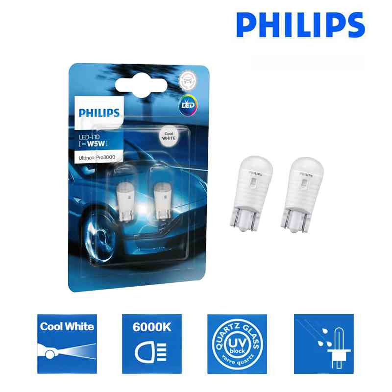 Philips Ultinon NEW Generetaion LED W5W T10 5W 12V bulb 6000K in