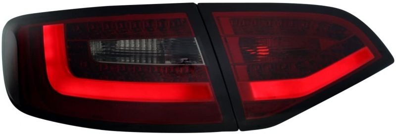 RED SMOKE LED Taillights With Dynamic For Audi A4 8K 08-11 Avant in Taillights - buy best tuning parts in store