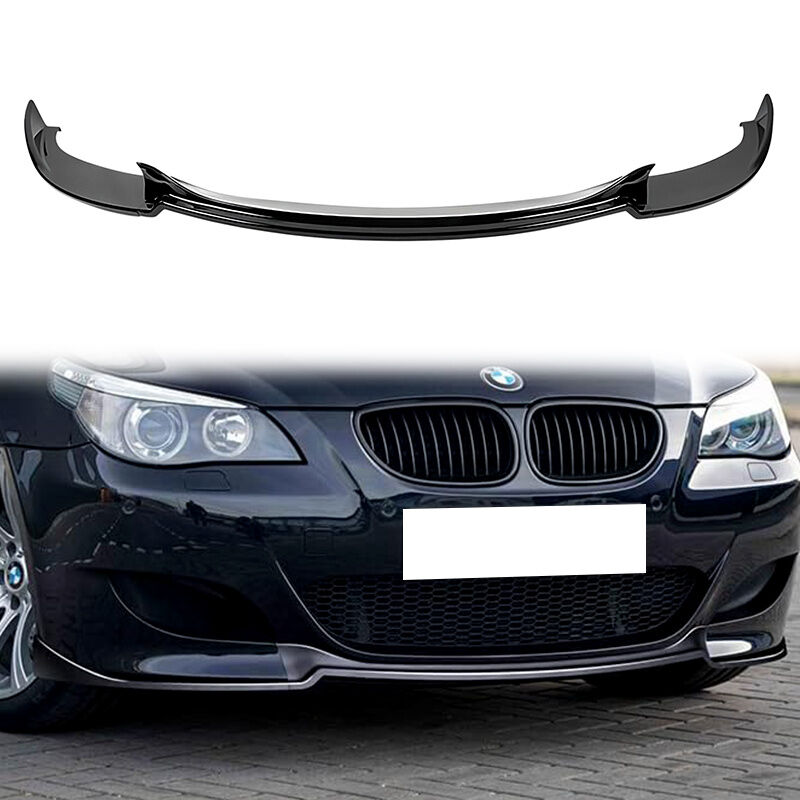 Black Gloss Front Bumper Spoiler Lip for BMW E60 E61 M5 in Lips ...