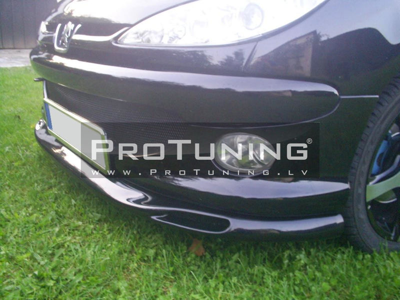 Horen van R Glimp Sport Front spoiler For Peugeot 206 (wide bumper) in Lips / Splitters /  Skirts - buy best tuning parts in ProTuning.com store