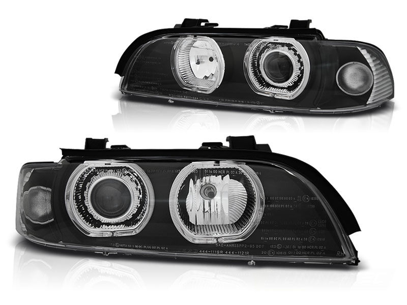 E39 95-03 ANGEL EYES LED H7/H7 BLACK in Headlights - buy best tuning parts  in  store