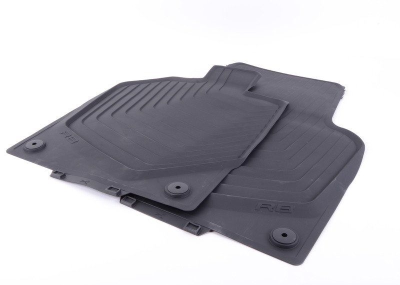 NEW GENUINE AUDI R8 SPYDER 2016 FRONT BLACK RUBBER ALL WEATHER FLOOR MATS LHD 4S1061221041 in