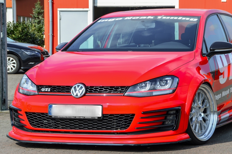 Front Bumper spoiler / skirt /valance For VW Golf 7 GTI + GTD 13-17 in ...