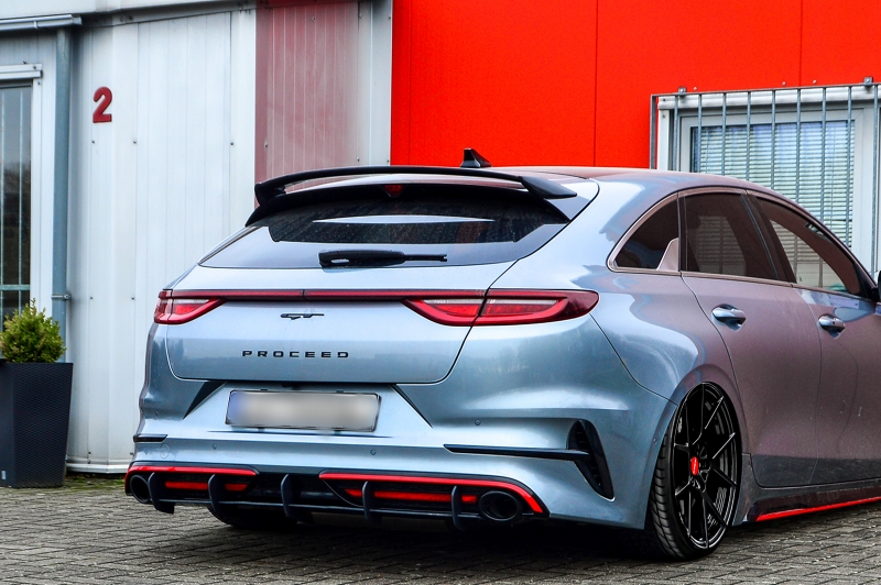 Rear Valance Kia ProCeed GT Mk 3 - Gloss Black Gloss Black