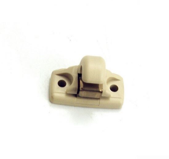 Genuine OEM Mitsubishi Montero Sun Visor Holder Clip – Beige/Tan, 2001-2006 Gen 3