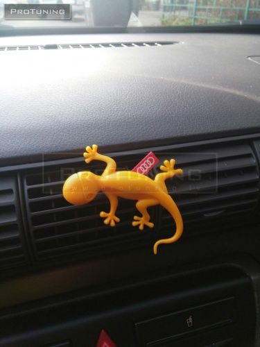 Audi Air Freshener Gecko Yellow Tropical Fruit 000087009AR Genuine