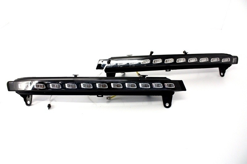 LED DRL Daytime Running Lights + Turning Lights for Audi Q7 (2006-2009) DRL - buy tuning parts in ProTuning.com store
