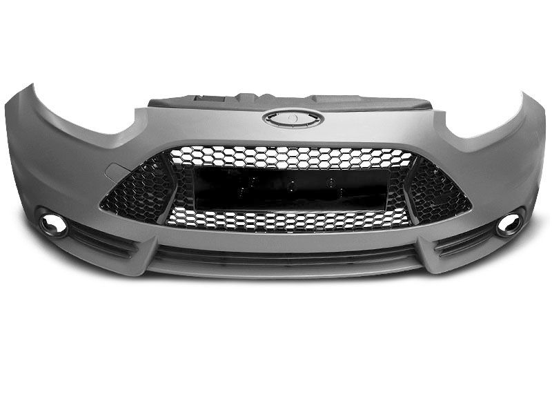 Rieger front bumper for Ford Focus 2 ST 3-dr., 5-dr. after facelift, ABS,  for cars without headlight washing system
