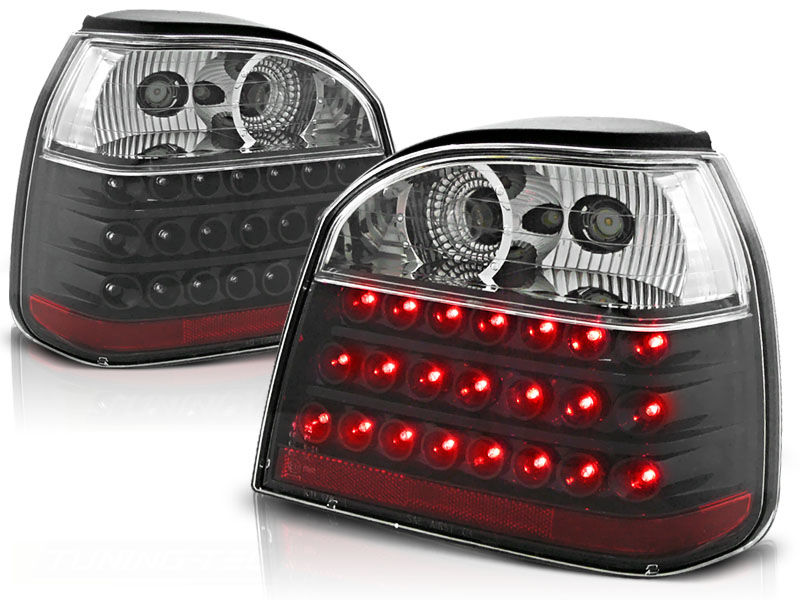 LED Black Taillights for VW GOLF 3 91-97 Hatchback in Taillights - buy best tuning  parts in  store