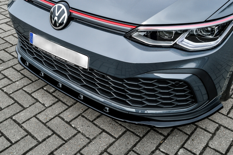 Auto Front Stoßstange Splitter Lippe für Volkswagen Golf 8 MK8 GTI Rline  2020 2021 2022 2023 Diffusor Spoiler Abdeckung Schutz Auto Außen Zubehör,Gloss  Black : : Auto & Motorrad