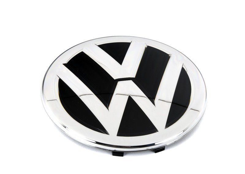 NEW GENUINE VOLKSWAGEN LOGO GRILL BADGE JETTA PASSAT 3G0853601AJZA in ...