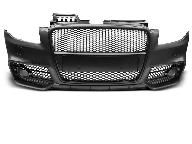 For Audi A4 B7 RS-style front grille, glossy black