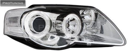 Passat B6 3C 05-11 Chrome/ Angel Eyes in Headlights - buy best tuning parts  in  store