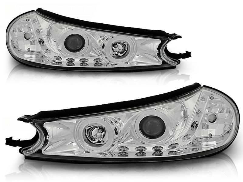 CHROME DAYLIGHT HEADLIGHTS FOR FORD MONDEO 10.96-08.00 in Headlights ...