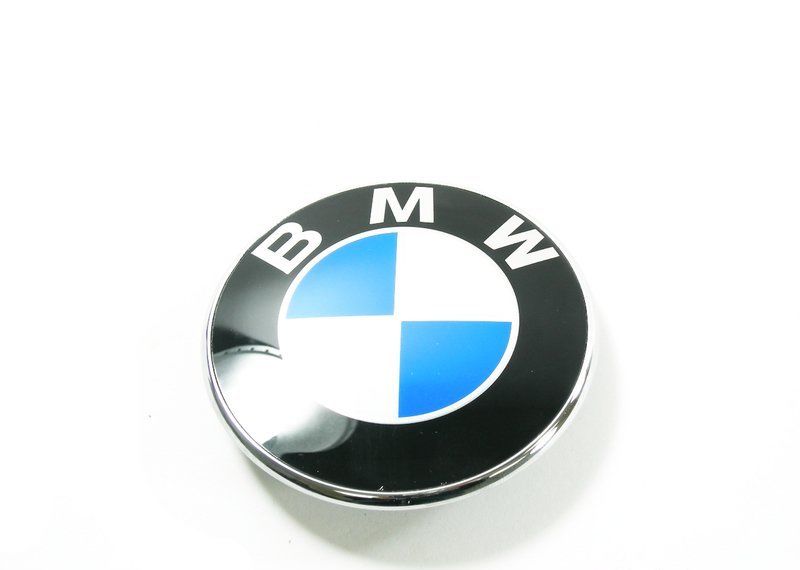 NEW GENUINE BMW 2 3 4 SERIES REAR TRUNK BOOT BMW LOGO 74MM BADGE EMBLEM ...