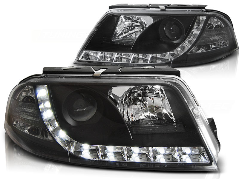 Pair of Rear Lights V Passat 3BG Estate 2001 to 2002 Chrome LED-33832526 main image 1