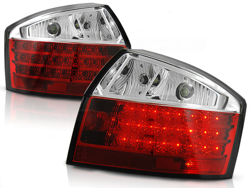 LED TAIL LIGHTS RED WHITE For AUDI B6 00-04 in Taillights - buy best tuning parts in ProTuning.com store