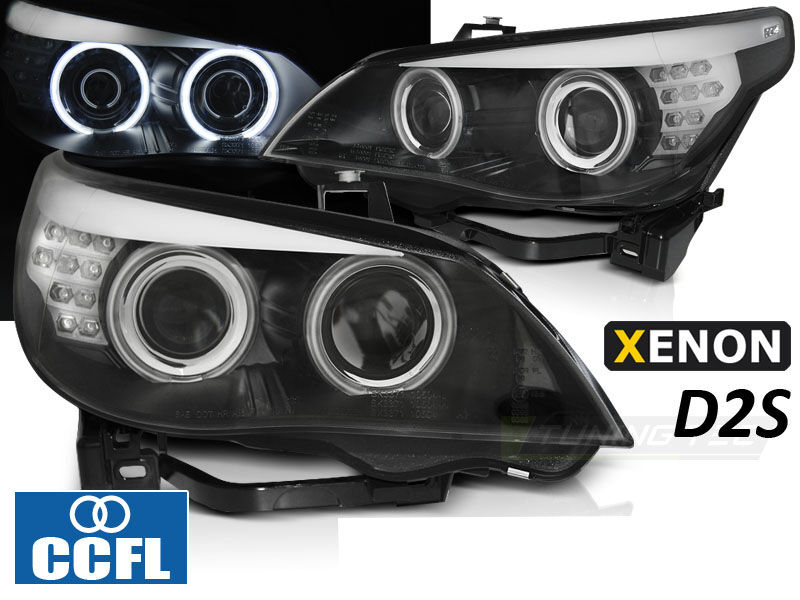 Gearzaar Xenon Headlight Glass Diffuser Lens Set (Left+Right) For BMW 5 Series E60 E61
