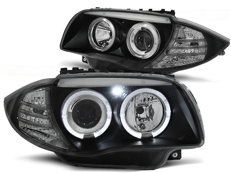 Xenon LED Angel Eyes Scheinwerfer Für BMW 3er E90/E91 LCI 09-11 Schwarz