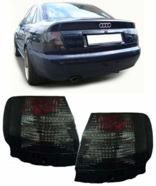 Smoked TAIL LIGHTS For AUDI A4 / S4 B5 94-01 Saloon in Taillights