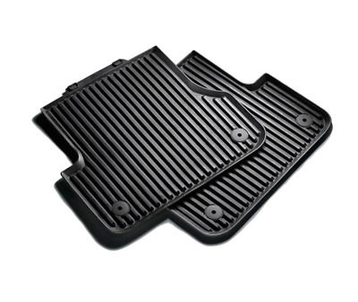 NEW GENUINE AUDI A8 D5 REAR RUBBER BLACK FLOOR MATS SET 4N0061511041 in ...