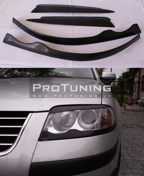 Passat B5.5 3BG 01-05 Eyebrows Set of Lower + Upper in Front Eyebrows - buy  best tuning parts in  store