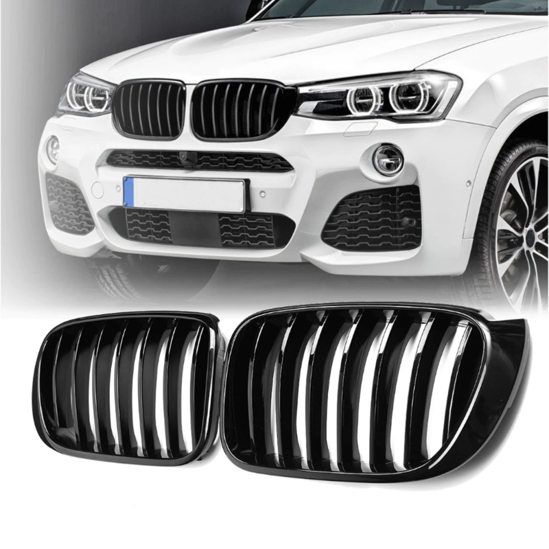Black Gloss Front Grill Performance style For BMW X4 F26 14-18