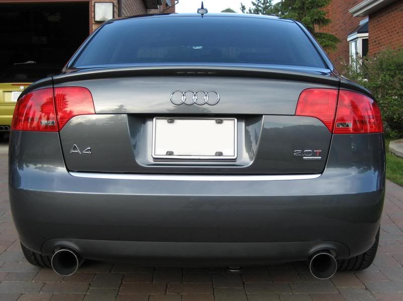 Becquet Coffre Pour Audi A4/S4 B6 Berline (2000-2004) – En PU, Prêt à Peindre, Montage Sans Perçage
