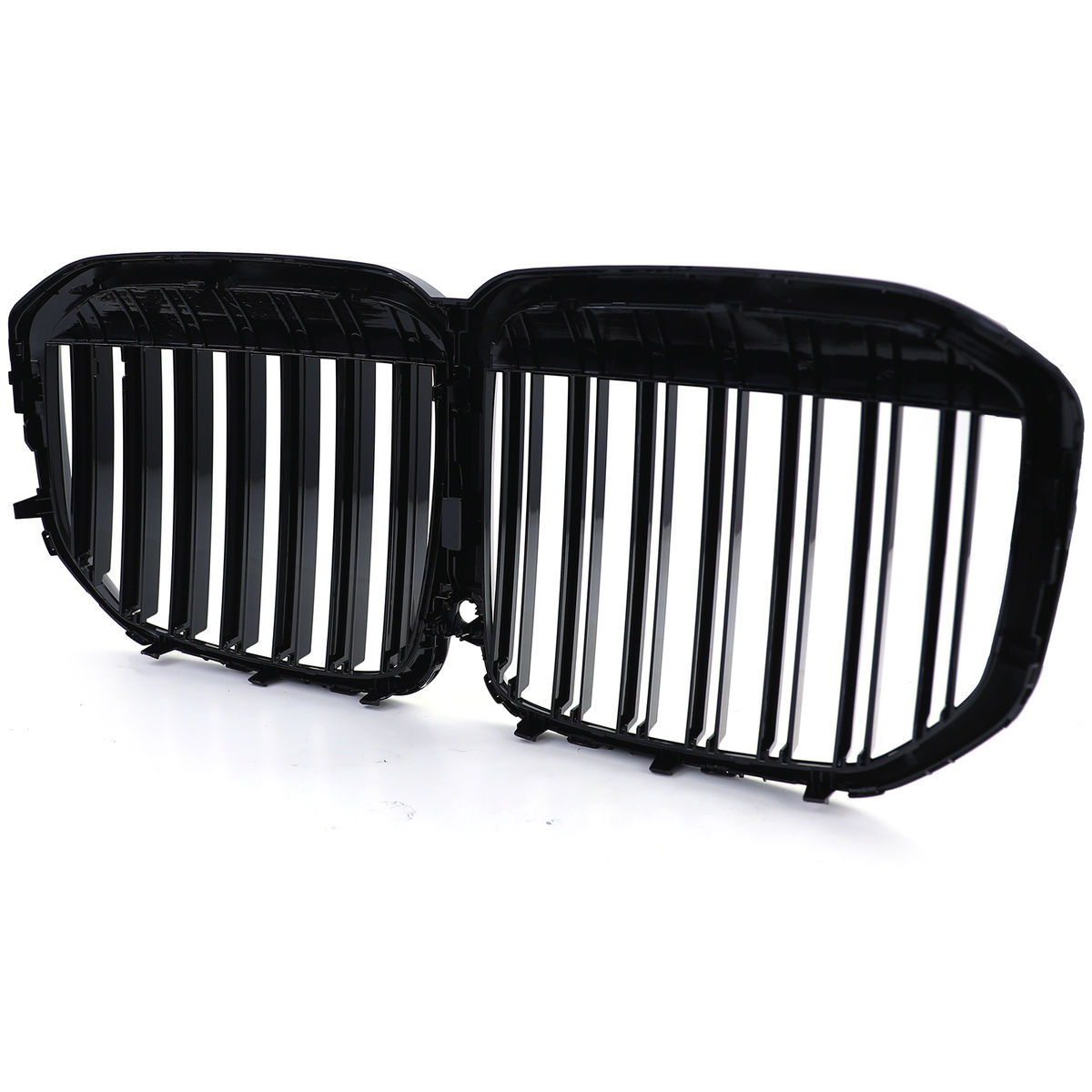Grille Calandre BMW X5 X6 E70 E71 - Noir Brillant Double Lamelle | 2007-2013