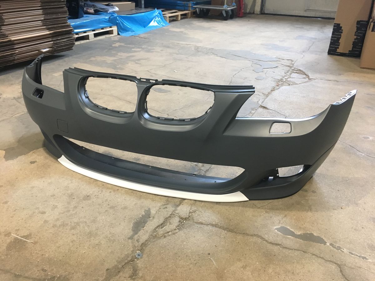 Spoiler Anteriore Per BMW E82 E87 E88 - Carbon Look, Paraurti Lip Splitter 2007-2013 - Foto 4