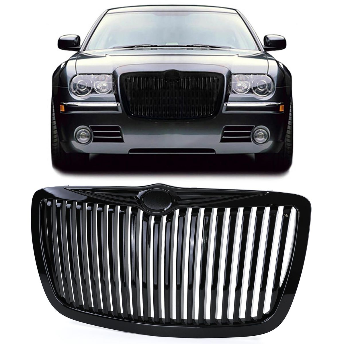 Решетка радиатора Chrysler 300c. Chrysler 300c 2004. Решетка на Крайслер 300с.