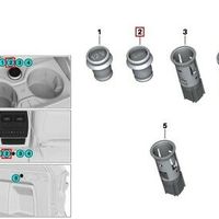 NEW GENUINE BMW 1 2 3 X5 X6 X7 SERIES F40 G20 G21 G05 G06 G07 LIGHTER ...
